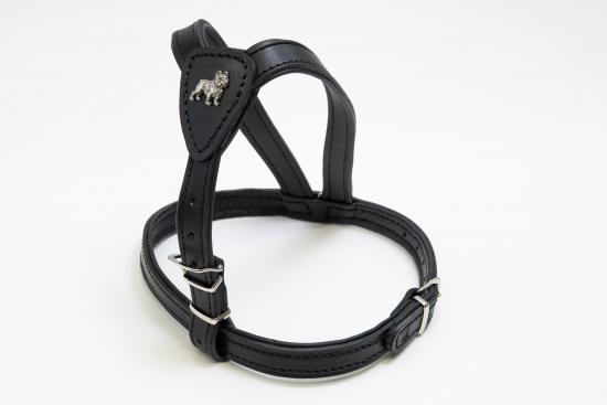 Exclusive Dog Harness fo French Bulldog, Am Staff, Customized, Genuine Cow Leather, Napa Lining, handmade